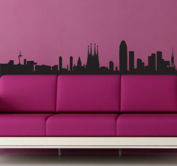 Sticker paysage Barcelone precio