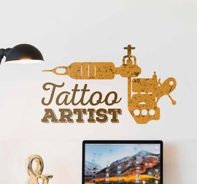 sticker tatoo artist