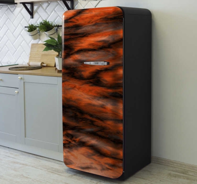 Sticker pour frigo Dégradé de couleurs chaudes