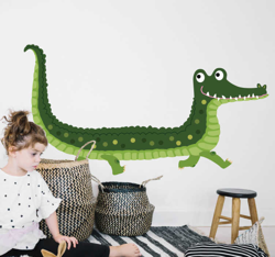 Sticker Animal Sauvage Crocodile marchant en oferta