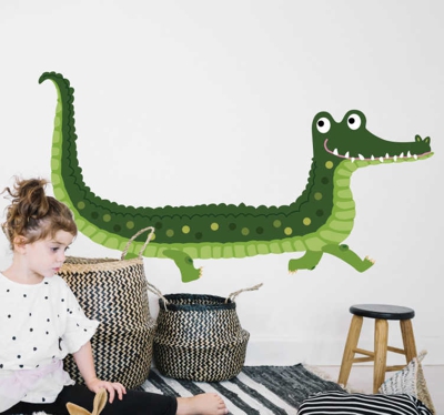 Sticker Animal Sauvage Crocodile marchant