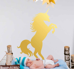 Sticker Mural Cinéma Licorne dorée en oferta