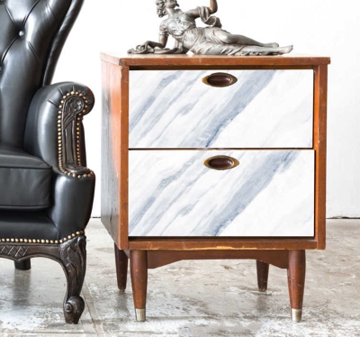 Sticker Pour Meuble Texture Simili Marbre