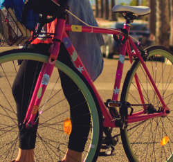 Autocollant Velo Ensemble de fleurs precio