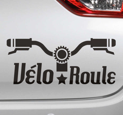 Sticker mural Guidon de vélo