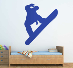 Sticker mural snowboard en oferta