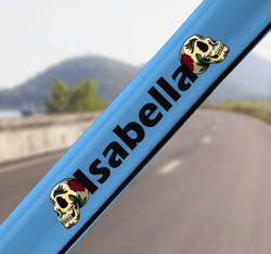 Art mural personnalisable crâne vélo illustration características