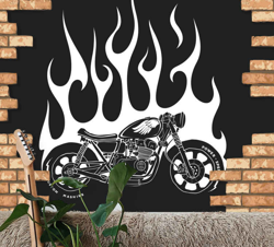 Papier peint mural effet texture Vélo de feu características