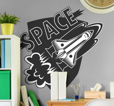 Sticker voyage spatial