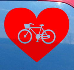 Sticker vélo amour características