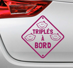 Sticker triplés à bord precio