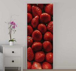 Sticker de porte Fraises características