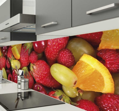 Cuisine de fruits adhésif décoratif