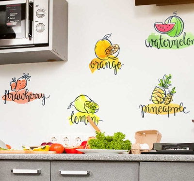 Sticker Maison Noms de Fruits