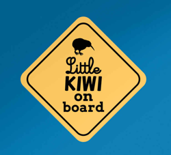 Autocollant Bébé à Bord Petit kiwi à bord en oferta