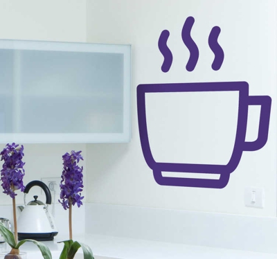 Sticker cuisine pictogramme café
