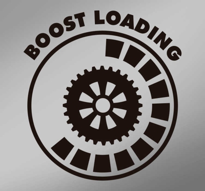 Sticker Voiture Dessin Boost Loading