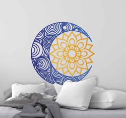 stickers voiture fleurs Mandala jour et nuit características