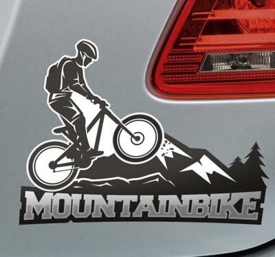 Sticker Muraux Sport vtt vélo aventure