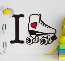 Sticker Maison J'aime le patinage en oferta