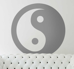 Autocollant mural ying et yang características