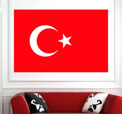 Sticker mural drapeau Turquie en oferta