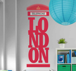 Sticker London Lettrage de repère de londres precio