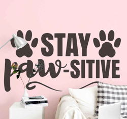 Sticker Mural Animal de Compagnie Rester pawsitive características