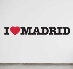 Sticker I love Madrid en oferta