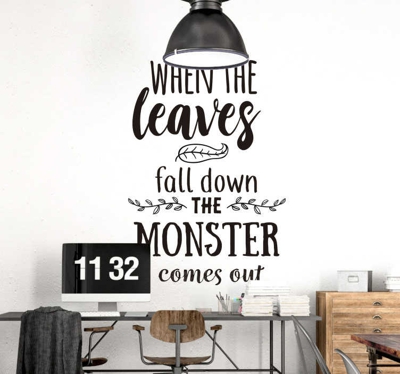 Sticker Halloween phrase halloween divertissante