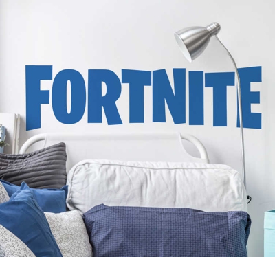 Fortnite logo adhesif deco jeu vidéo