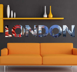 Sticker texte londres images en oferta