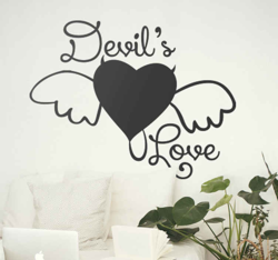 Sticker devil's love precio