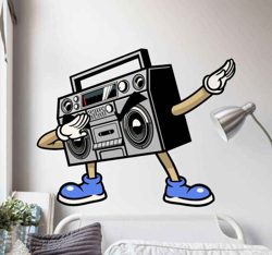 Sticker Retro Boombox rétro precio