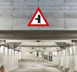 Sticker panneau intersection en oferta