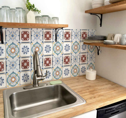 Autocollant Carrelage Beau style de ciment en oferta