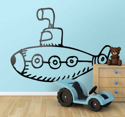 Sticker enfant sous-marin