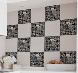 Autocollant Carrelage Maisons de canal precio