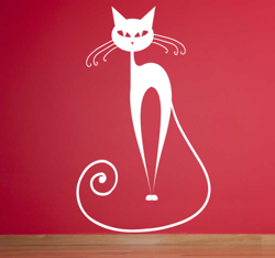 Sticker enfant chat élégant características