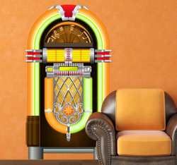 Sticker jukebox vintage precio