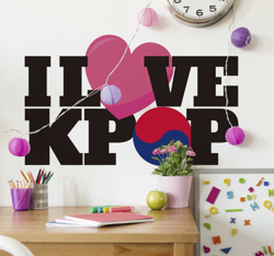 J'aime la décalcomanie de la musique kpop en oferta