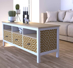 Revetement Adhesif pour Meuble Hexagones precio
