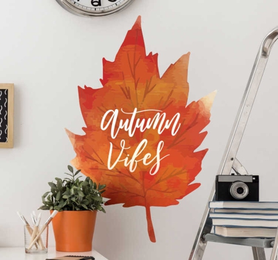 Sticker automne autumn vibes