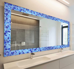 Autocollant mural de cadre de miroir de salle de bains en oferta