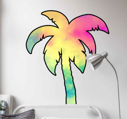 Sticker Mural Chambre Ado Paume multicolore precio