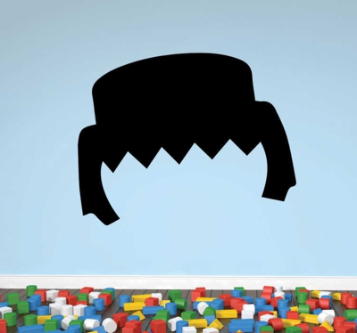 Sticker cheveux playmobil