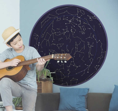 Sticker Original Carte Constellations