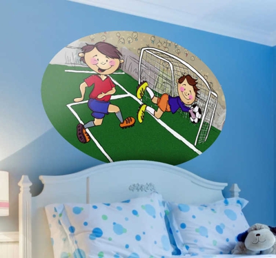 Sticker enfant goal
