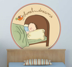 Autocollant mural tête de lit enfant precio