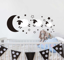 Sticker Chambre Enfant Compter les Moutons características